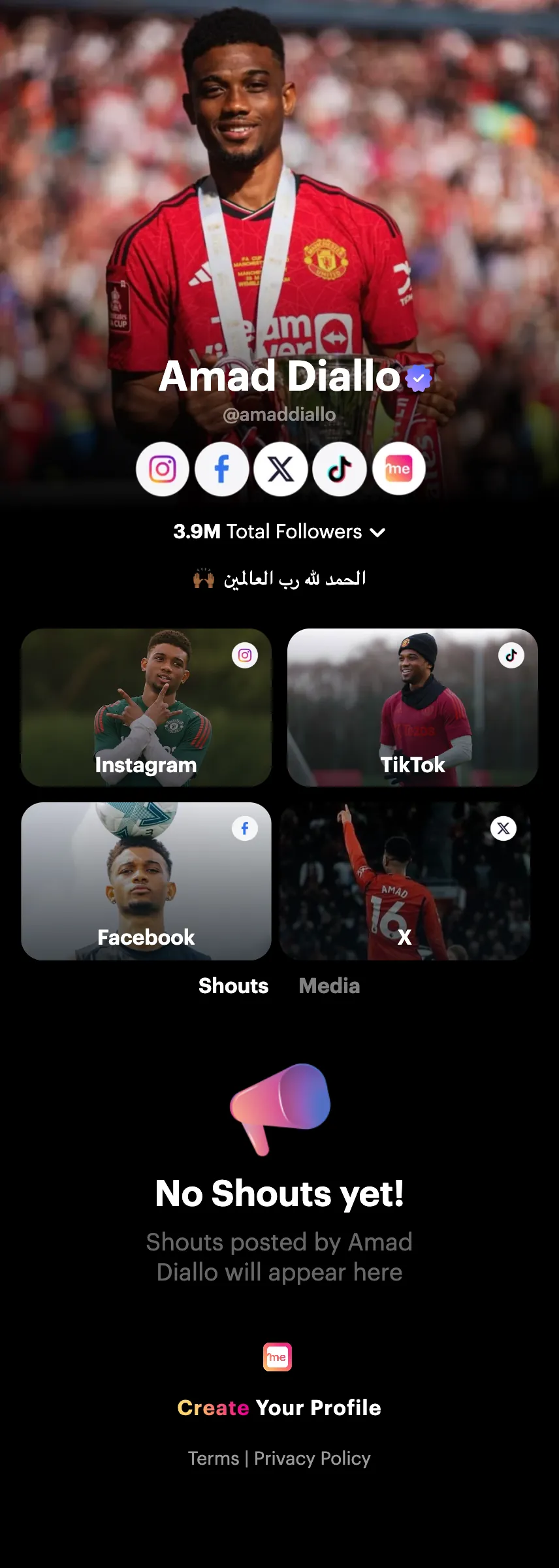Profile screenshot amaddiallo