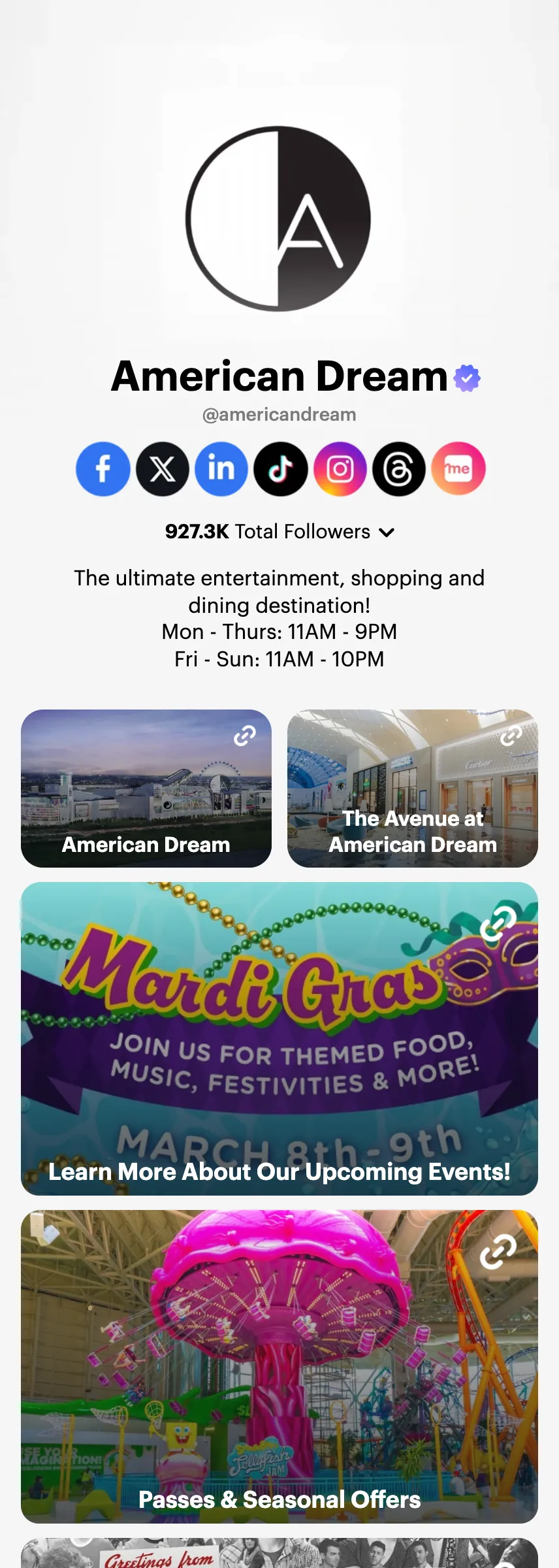 Profile screenshot americandream