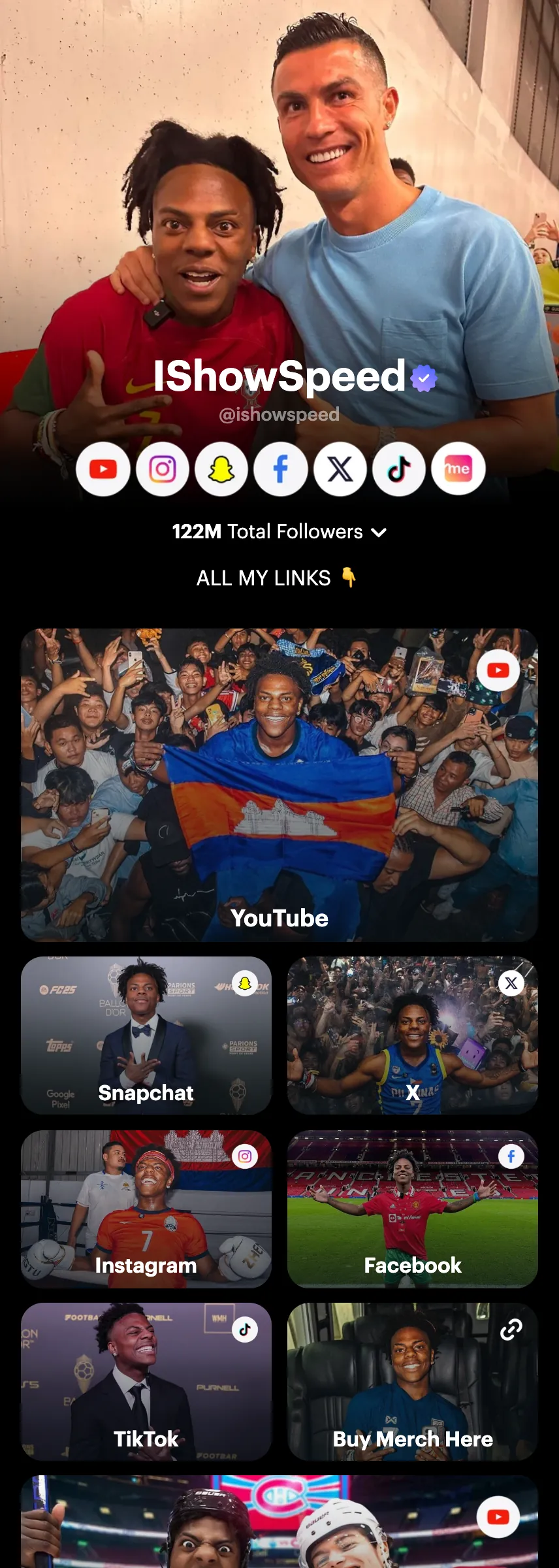 Profile screenshot ishowspeed