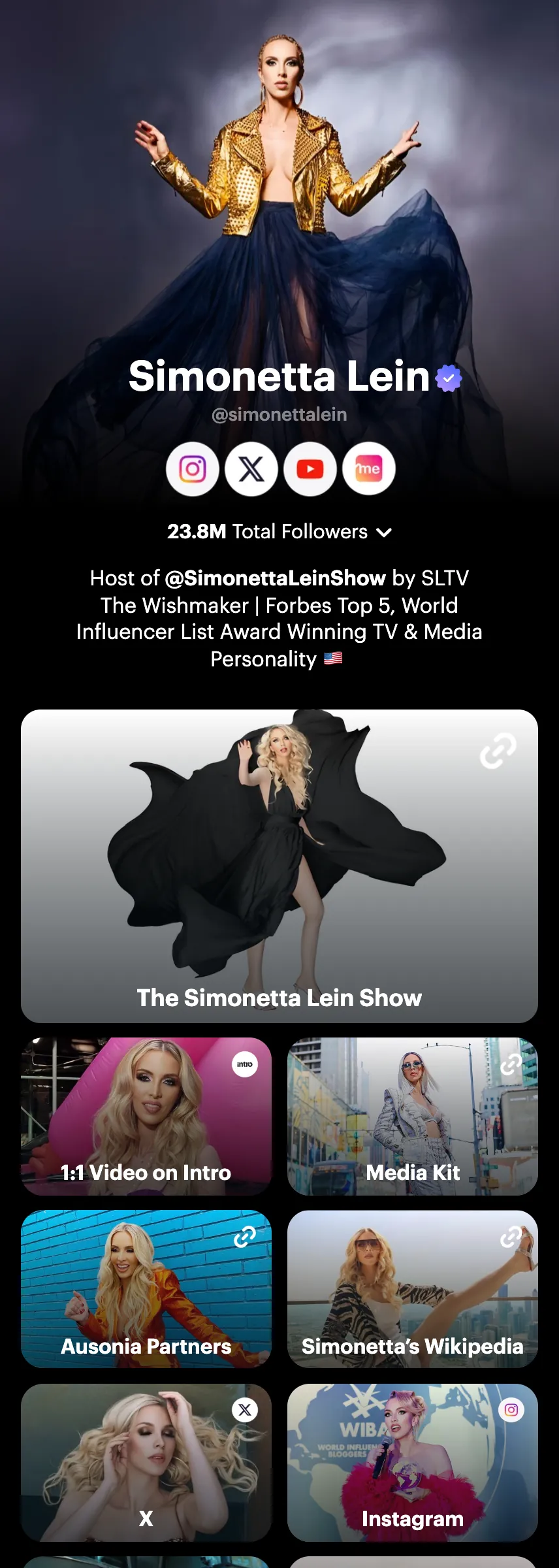 Profile screenshot simonettalein