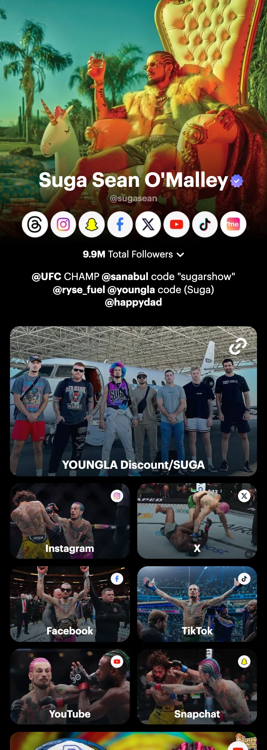 Profile screenshot sugasean