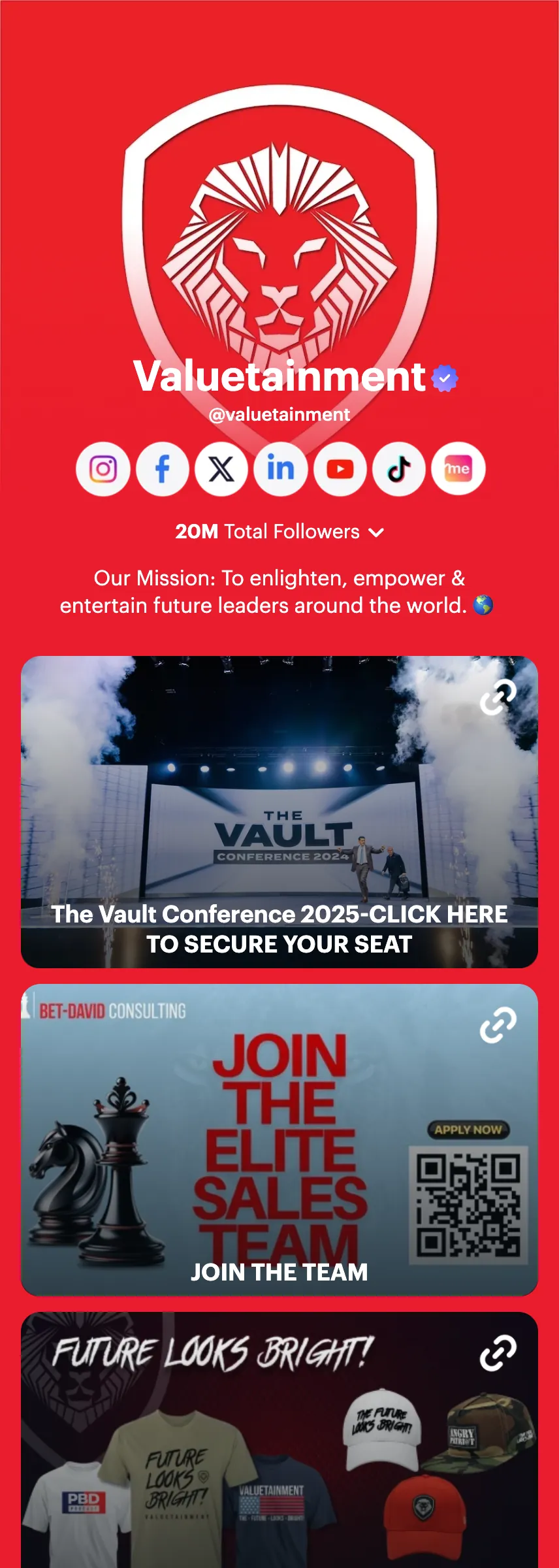Profile screenshot valuetainment